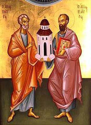 Santo Pedro y Pablo, Apóstoles y Mártires